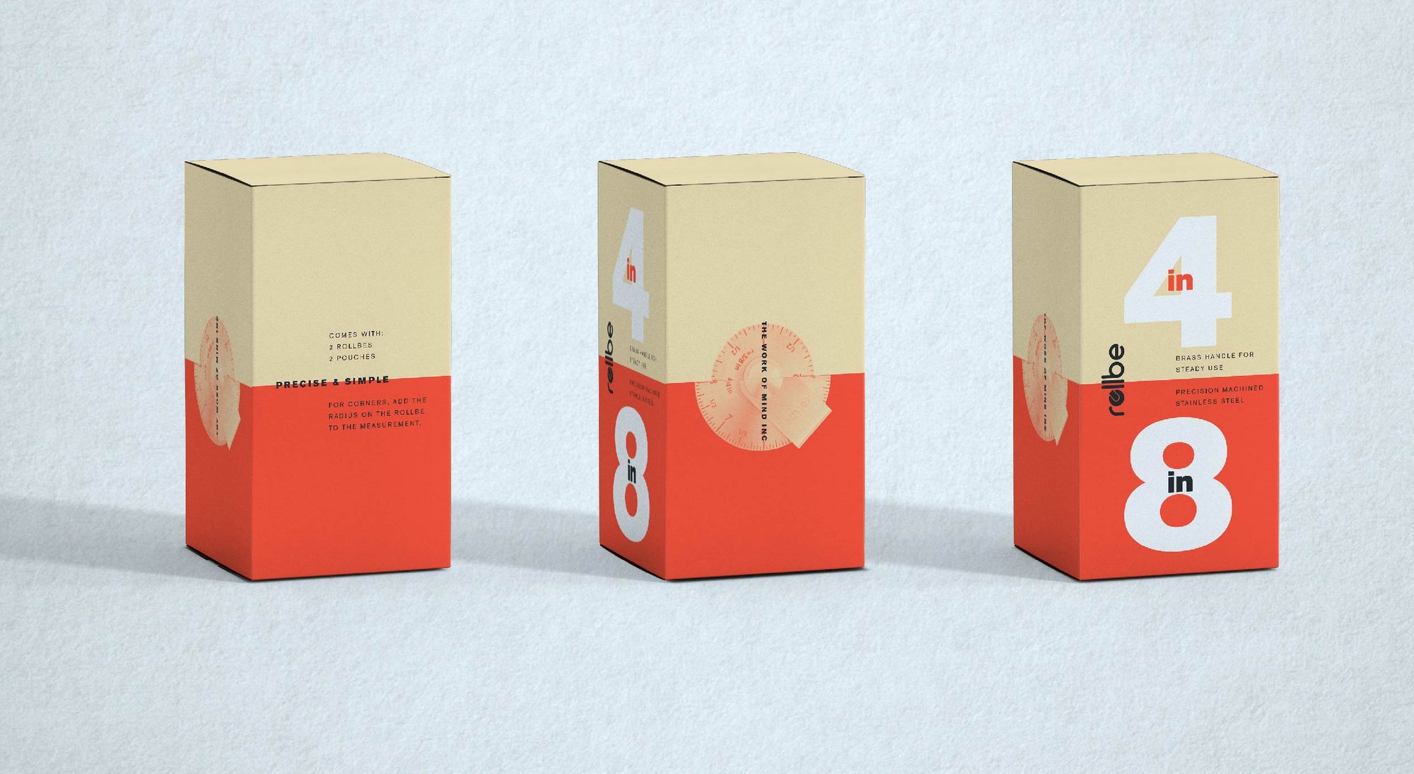 Rollbe packaging boxes, red edition